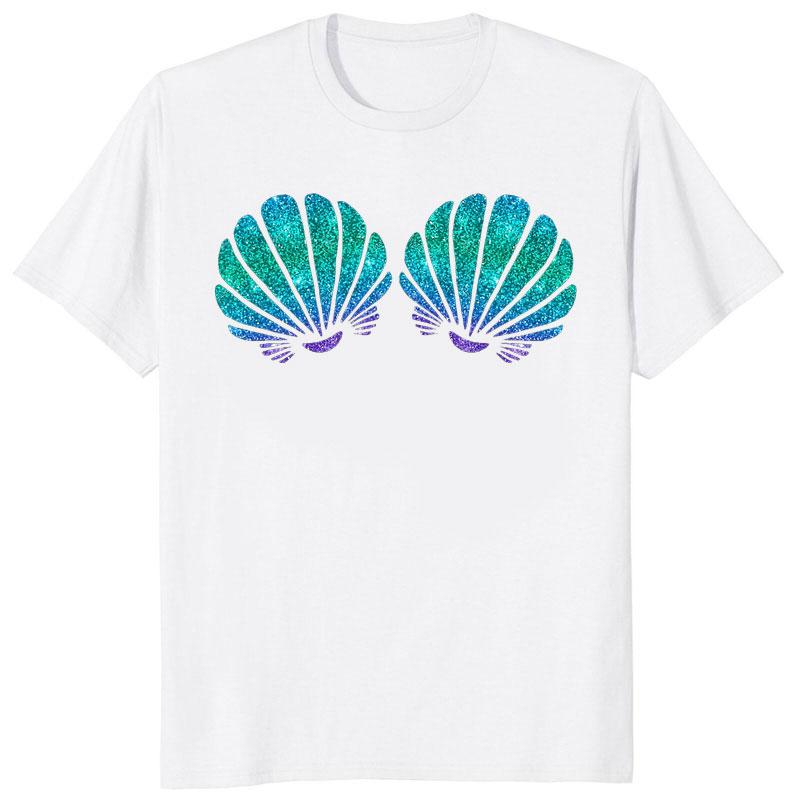 Pretty Sandbeach Sea Shell Costume Hot Sale Hipster Funny Japanese T-shirt Women Unisex T-shirts Streetwear Harajuku Fashion