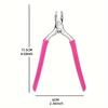 Manicure Silicone Cuticle Scissors ColorNon-slip Handle Cuticle Pliers Trim Nail Edges Barb Cuticle Scissors Manicure Silicone C