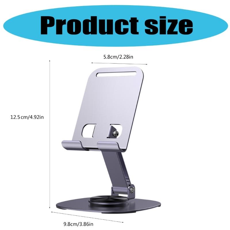 Cellphone Holder 360 Degree Rotating Angle Height Adjustable Holder for Phone Tablet Support Stand Tabletop Phone Cradle