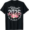 Retired 2026 Not My Problem Anymore Floral Women Retirement T-Shirt