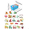 Cartoon Puzzle Creativity Imagination Shape Matching Montessori Toy for Preschool Ages 3 4 5