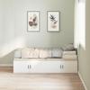 VidaXL Bed Frames with Storage White 100x200 Cm 3335181