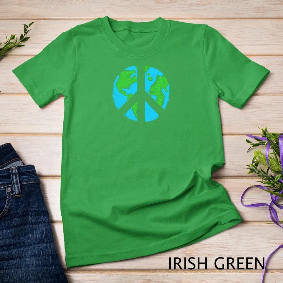 Retro Vintage Peace On Earth Day World Peace Tee Unisex T-shirt 4