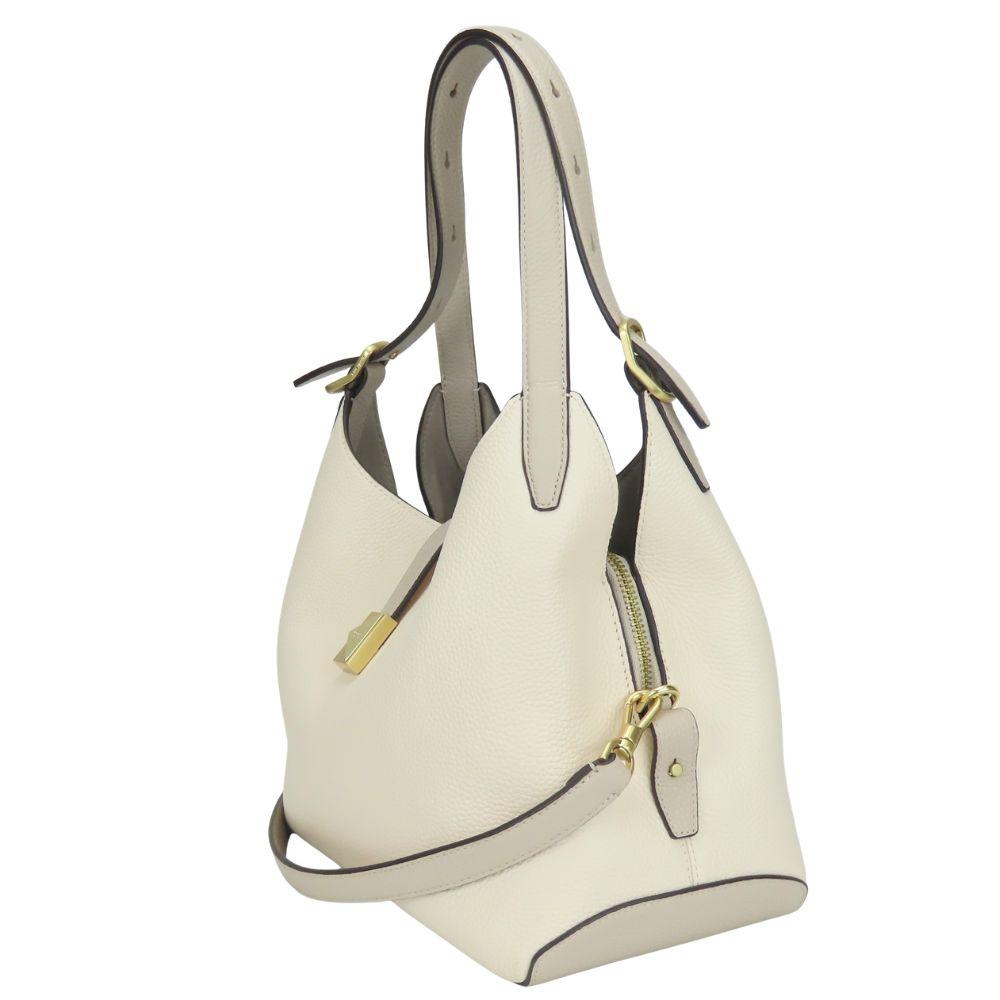 Used Kate Spade Handbag Color block leather Ivory Gurege Shoulder