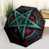 Decoração de Arte de Parede com Símbolo de Pentagrama, Design de Estrela Mística para Decoração de Casa, Decoração de Escritório ou Decoração de Quarto de Dormitório, Wiccan, Pagão, Bruxaria, Oculto, Gótico, Medie
