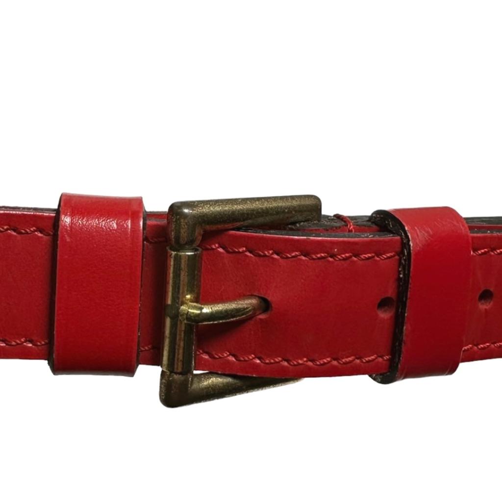 Louis Vuitton Borsa a tracolla tipo coulisse Epi Pelle Epi Rosso Castaliano M44107 Usata