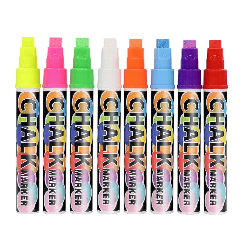 Large Fluorescent Erasable Chalk Pen for Street Stall Blackboard Graffiti