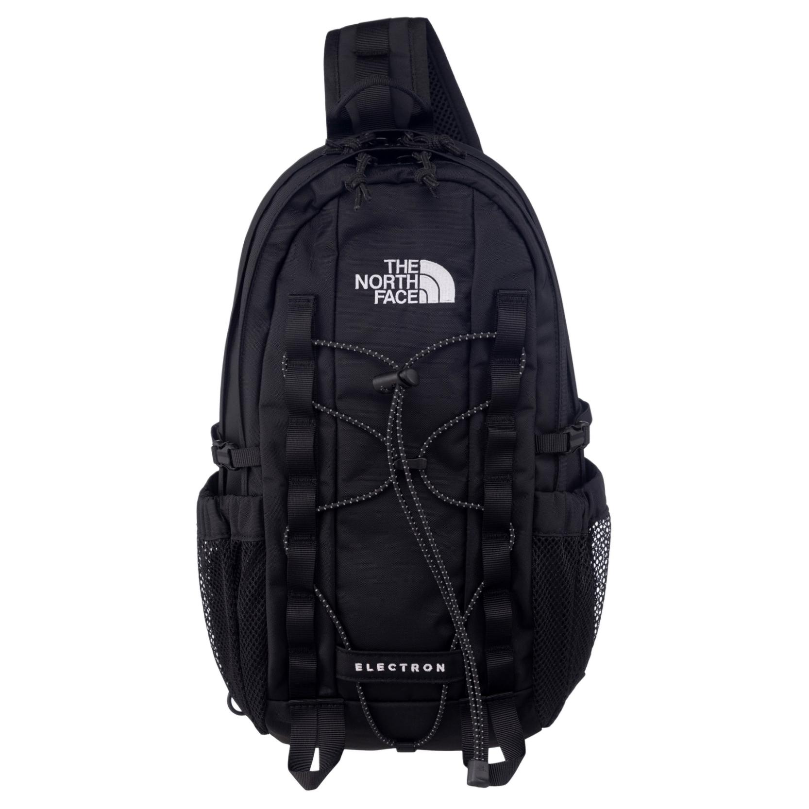 The North Face Super Brand Embroidered Logo Double Zipper Chest Bag Outdoor Bag Unisex Chest Bag Black NN2PR01J Black