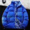 Cotton Clothes Men's Autumn and Winter Velvet Thermal Stand-up Neck Cotton-padded Jacket