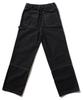 Gakkai Unions Wide Stitch Carpenter Denim Pants Black