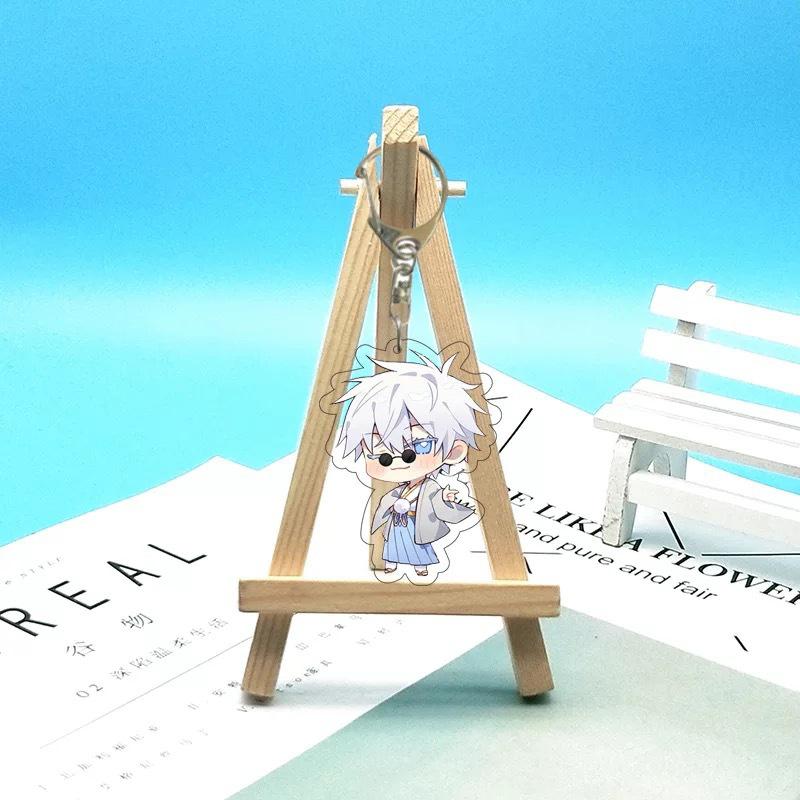 Anime Jujutsu Kaisen Keychain Gojo Satoru Fushiguro Megumi Kawaii Keychains Pendant Anime Peripheral Gift