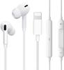 Eikokiwa Wired Earphones for iPhone, MFi Certified, Deep Bass, Microphone, Volume Control, HiFi Sound Quality, Comfortable Fit, Ergonomic Design,
