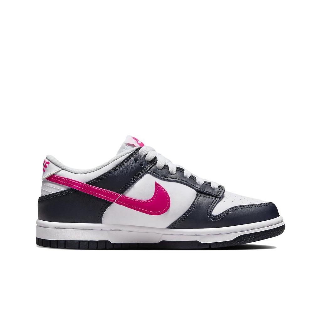 Nike Dunk Low GS Obsidian Fierce Pink Dětské tenisky Modrá Tmavě-obsidiánová bílá FB9109-401