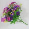 1 buquê com 28 cabeças de flores artificiais falsas, margarida, casa, cafeteria, decoração de casamento