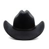 Nuovo Cappello da Cowboy Western Vintage per Uomo Gentleman Donna Jazz Cowgirl con Pelle a Falda Larga Cloche Cappelli Sombrero Hombre