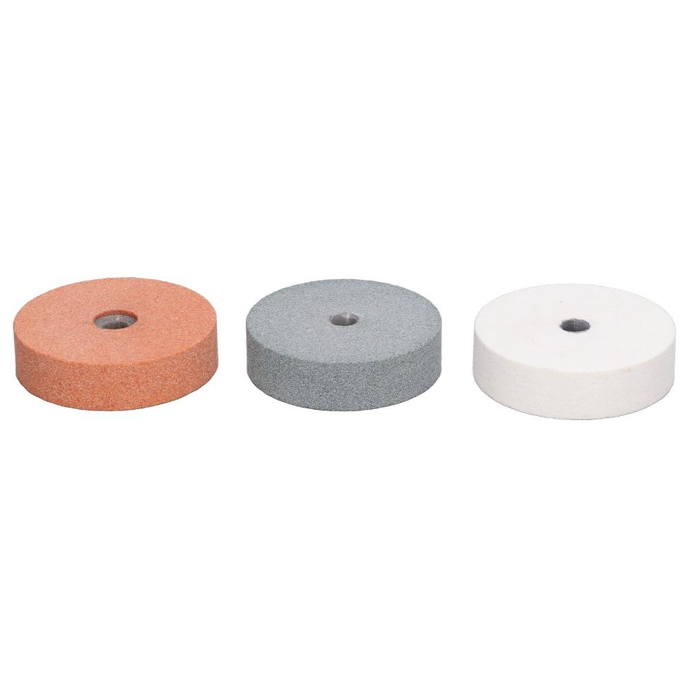 Carbide Buffing Wheel Round Abrasive Stone Sharpening and Polishing Metal, Wood, Glass, Ceramic