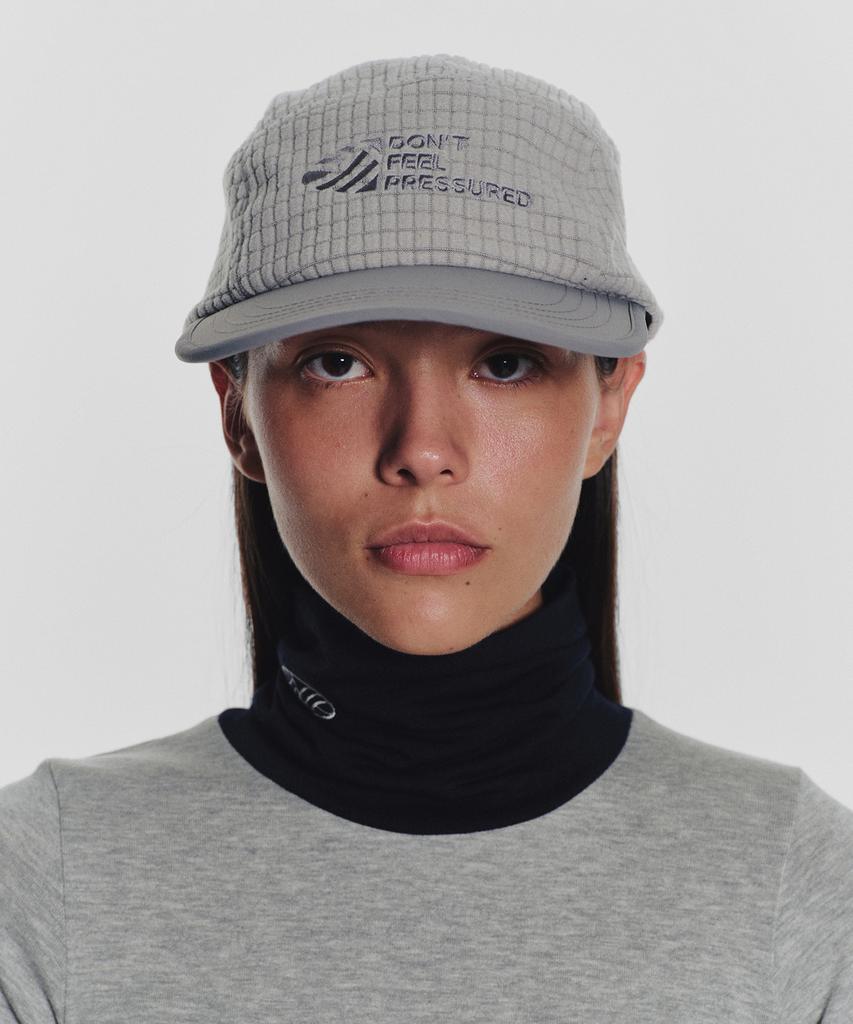Minasu Dont Feel Pressured Fleece Camp Cap_Gray