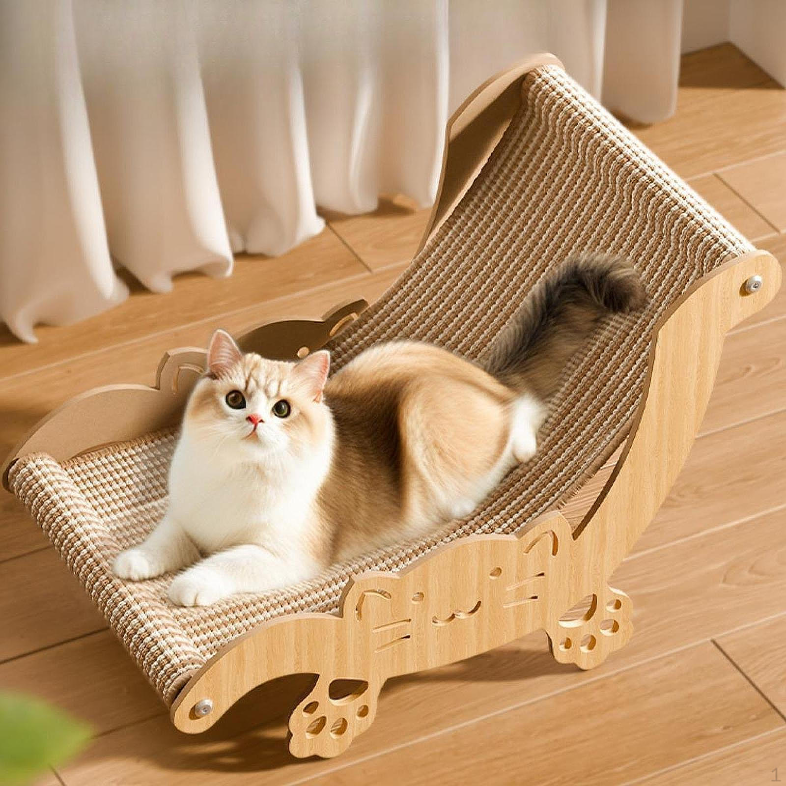 

Когтеточка и кровать для кошек, мебель из сизаля, переносное кресло для домашних животных Large