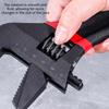 Sturdy Alloy Steel Plumbing Wrench With Large Opening Short Handle Spanner For Efficient Bathroom Installation Tasks