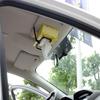 Taschentuchboxhalter Hängend Elastische Bandage Auto Sonnenblende Taschentuchboxhalter Auto Innenraum Aufbewahrung Dekoration Für Auto