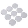 100pcs Coin Holders Plastic Protect Accessories Reusable Case Ceremony Transparent Clear Commemorative Container