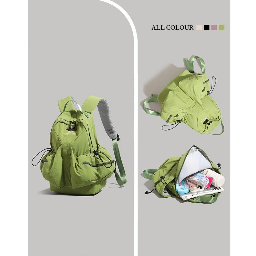 Schoolbag small fresh green 1011 winter new female student schoolbag large capacity commuter backpack backpack