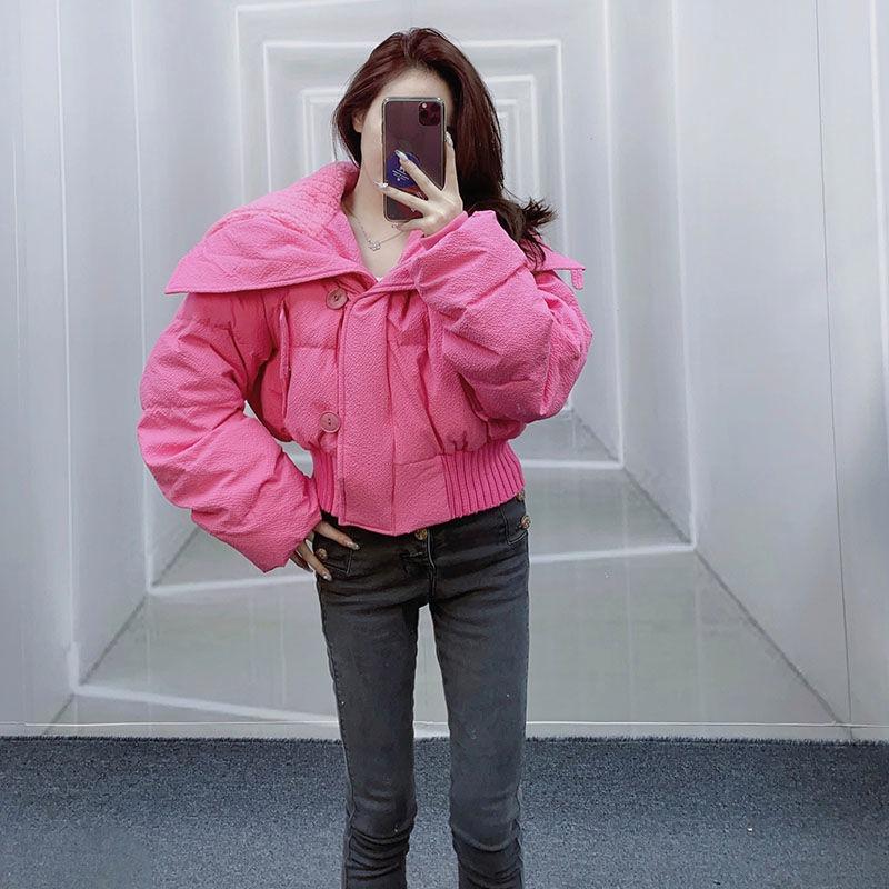 New Cotton-padded Clothes Women's Winter Short Loose Small Design Cotton-padded Clothes Cotton-padded Jackets Student Jackets
