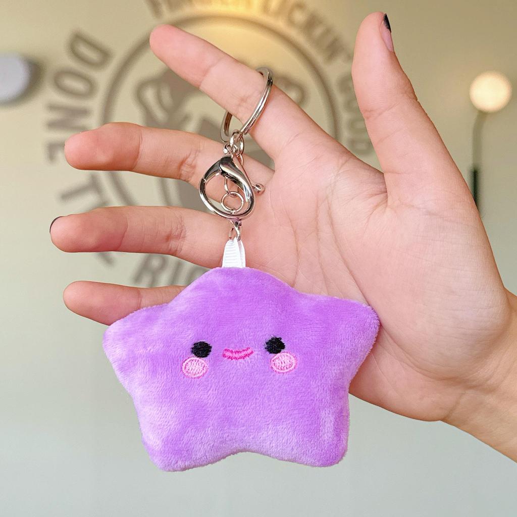 Urocza pluszowa zawieszka w kształcie gwiazdki: Dziewczęcy Plecak Brelok Akcesorium