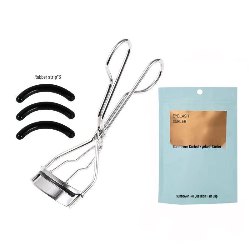 Stainless Steel Wide-Angle Eyelash Curler for Natural Curl - Beginner's Portable Hot Seller