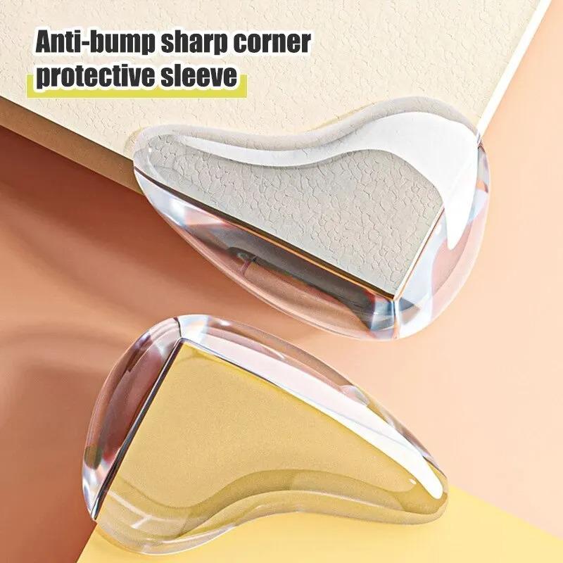 10PCS/4PCS Clear Anti-collision Coffee Table Furniture Corner Protectors Children's Soft Corner Sheathing Living Room Decor