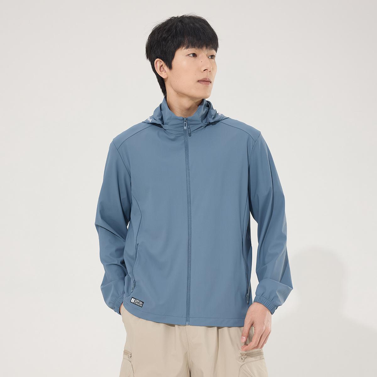 

Унисекс Летняя Нейлоновая Ледяная Шелковая Устойчивая к УФ-лучам Дышащая Куртка для Защиты от Солнца L