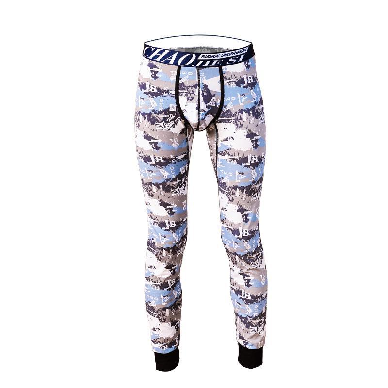 Pánské bavlněné kalhoty slim fit - Hřejivé, trendy podzimní/zimní kalhoty