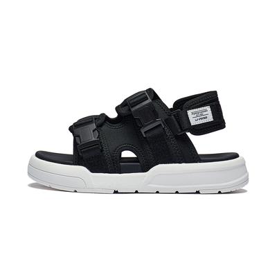 Li Ning Sports Lifestyle Series Classic Trendy Beach Sandals Women Sandals Black White AGUT014-1