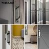 Furniture Hardware Cabinet Door Handle Black Handles Cabinets and Wardrobes Pulls and Drawer Knobs  Surface-mounted Handle