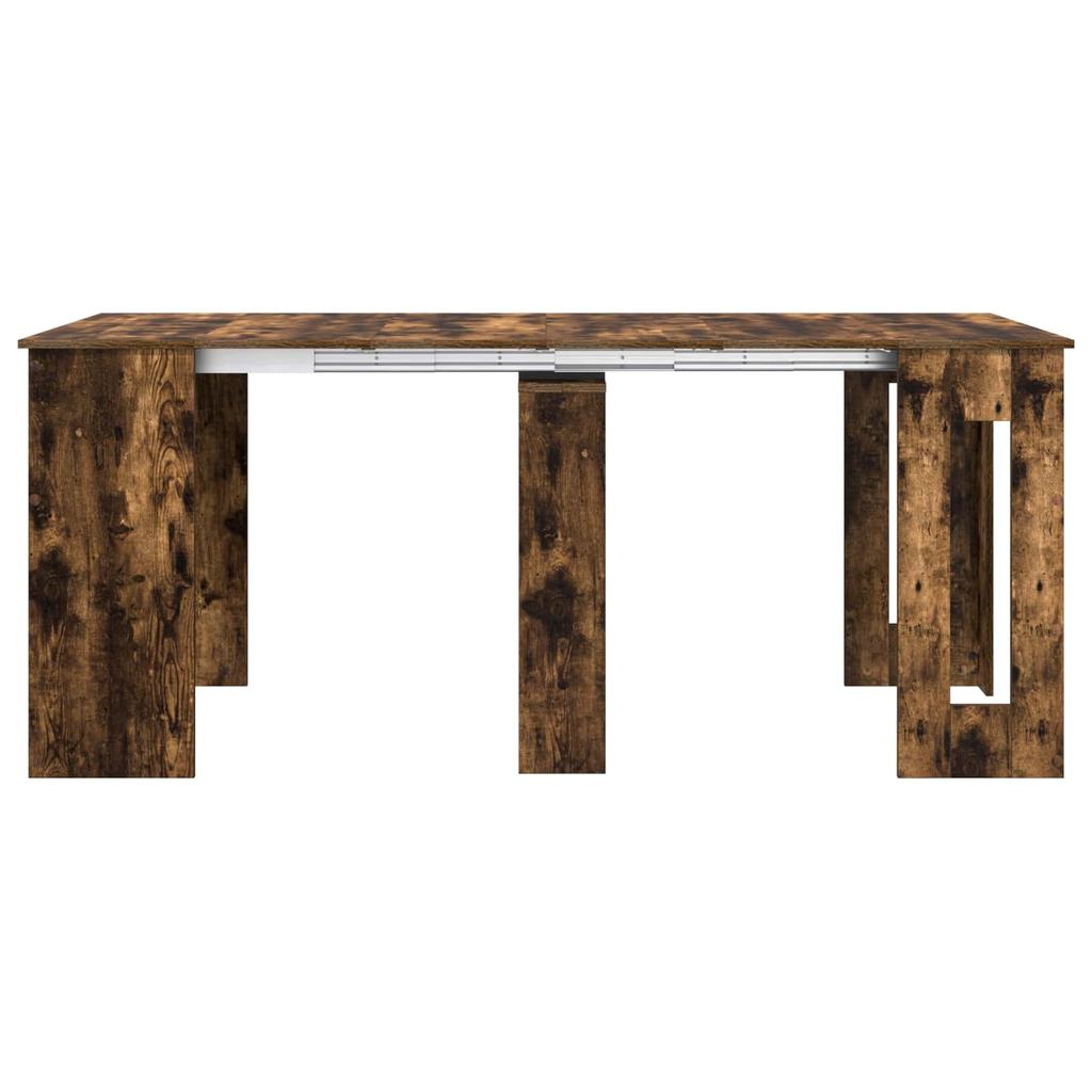 Dining Table 180 x 85 x 75 cm Wood Based Material Smoked Oak