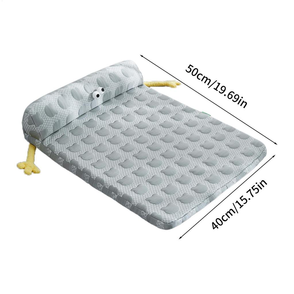 Dog Bed Cooling Dog Mat Sleeping Pad Non-Slip Cushion Blanket With Washable Cover For Small Medium Large Breed Indoor Outdoor