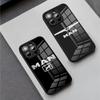 Man Truck Logo Phone Case for iPhone 16 Pro Max 15 Plus 14 Pro 12 11 13 Mini X XR XS Max 8 7 Plus SE Glass Cover