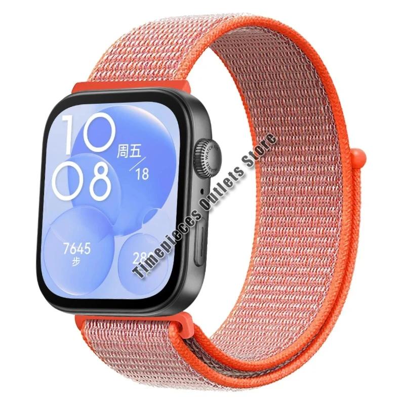 Nylon Loop Strap For Huawei Watch Fit 3 Sport Breathable Replacement Bracelet Wristband For Huawei Watch Fit 3 Belt Accessories