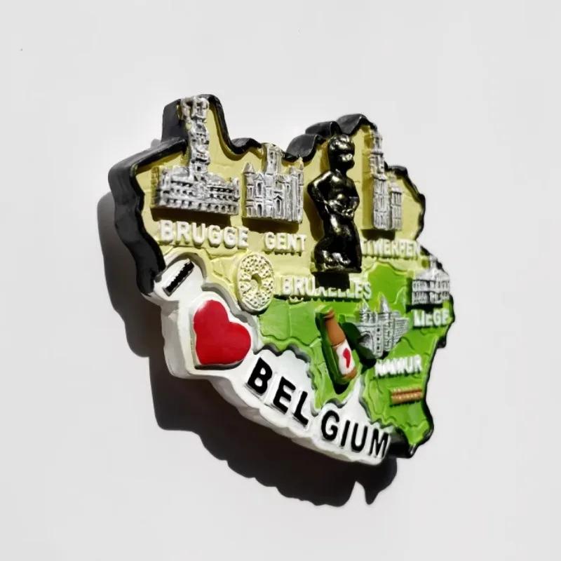 Belgien Souvenirs Brüssel Kühlschrankmagnete Brügge Kühlschrankaufkleber Heimdekoration Geburtstagsgeschenke