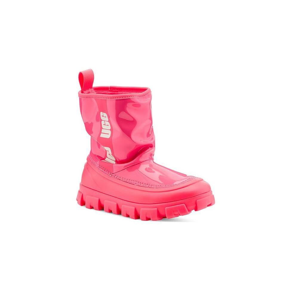 UGG Fashion Thick Sole Mid-Calf Boots Kids Boots Coral-Pink 1143697-SPCL