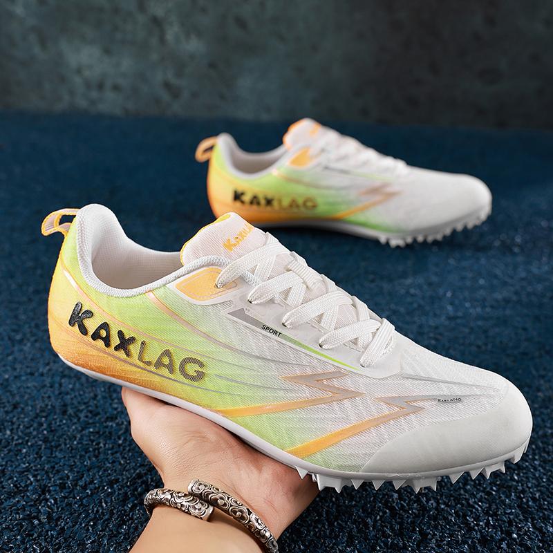 New Men Professional Track And Field Shoes Lightweight Breathable Athletic Shoes Anti Slip AbrasionResistant Running Training Competition