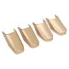 4PCS Door Pull Strap End Cap Light Gold ABS Plastic Luxury Scratch Resistant for Town Car 2003 to 2011