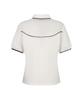 MONDAYFLOW Raglan Pique Top_White