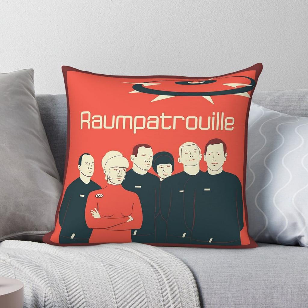 Raumpatrouille Orion Space Patrol Pillowcase Polyester Linen Velvet Creative Zip Decor Throw Pillow Case Sofa Seater Cover
