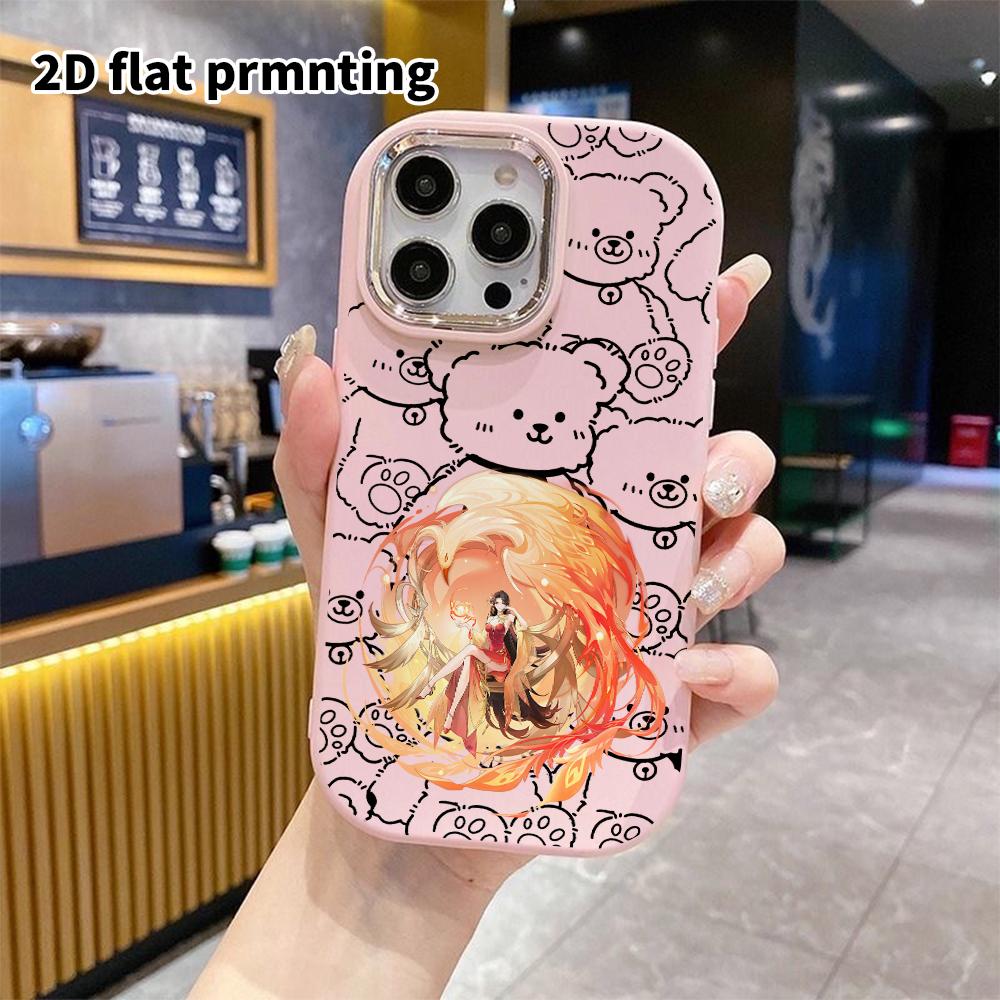 Phone Case: 2D Flat Design Suitable for iPhone 18 17 16 15 14 13 Pro Protective Case, Couple Style, Sweet and Cool Contrast, Christmas and Halloween G
