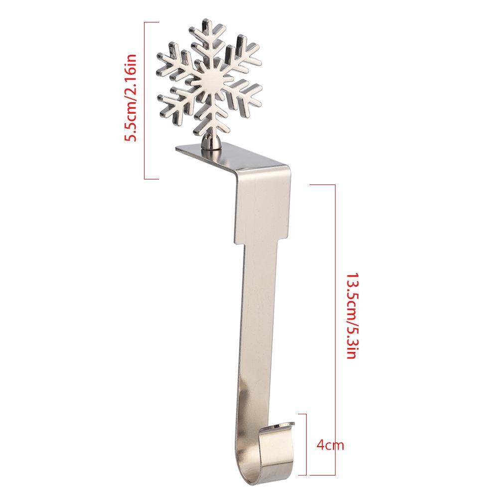 Niedliches und funktionelles Weihnachts-Haken-Set mit Elch und Schneeflocken