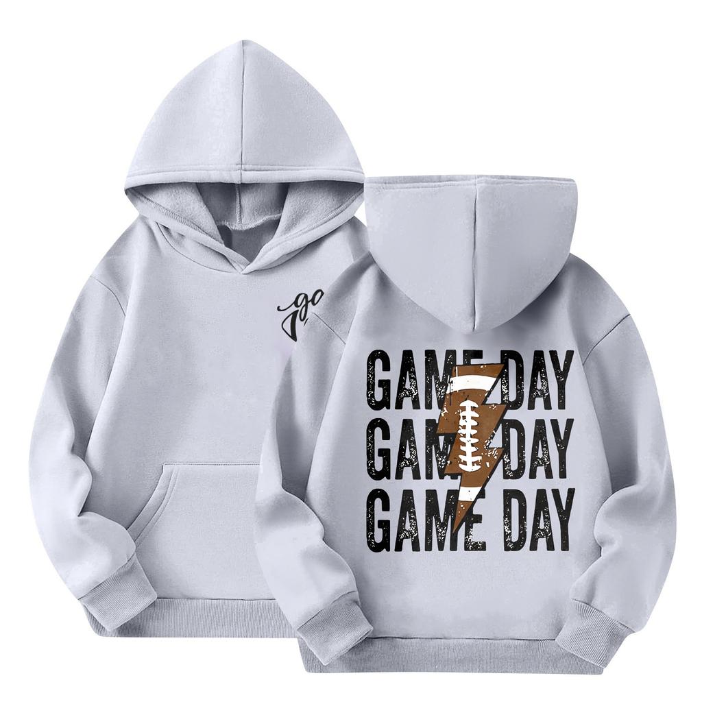 Cute Hoodies For Teen Children Trendy Preppy Hooded Sweatshirts Oversized Long Sleeve Shirts Clothes For Children