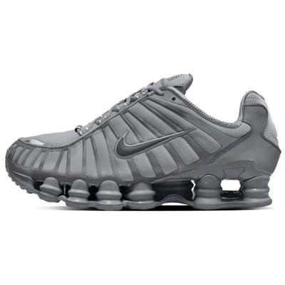 Shox Serie TL Tela Moda Soporte Amortiguación Zapatos Casuales Unisex Gris AV3595-015