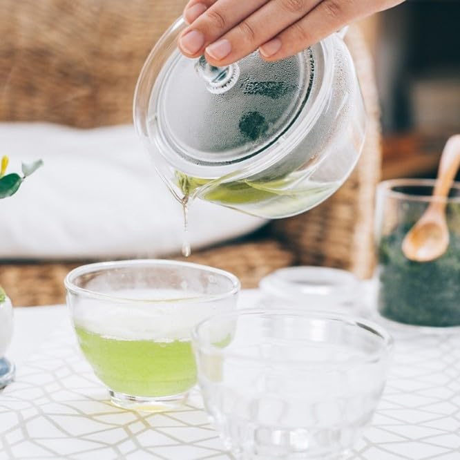 Hario [Chacha Zen Kyusu] Enjoy Japanese Tea In Style with This Heat-resistant Glass Kyusu. Gift Wrapping Available. Model Number CHZ-45T