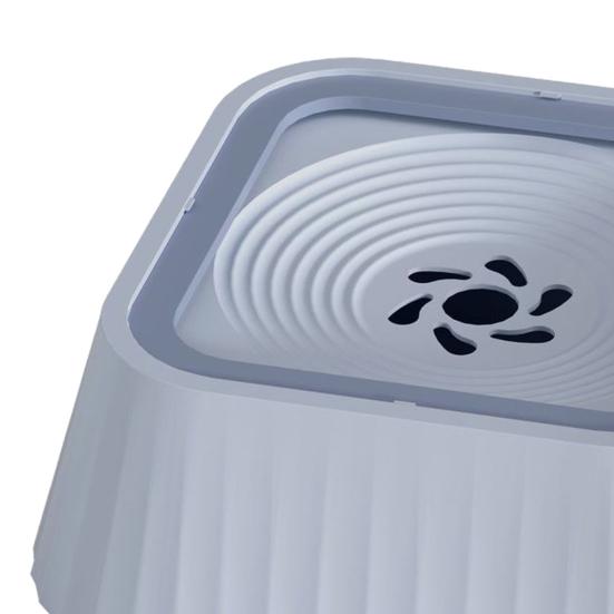 Dog Water Bowl No Spill Pet Water Fountain Slow Feeder No Drip Anti-Splash Floating Plate Dog Bowl for Clean Drinking